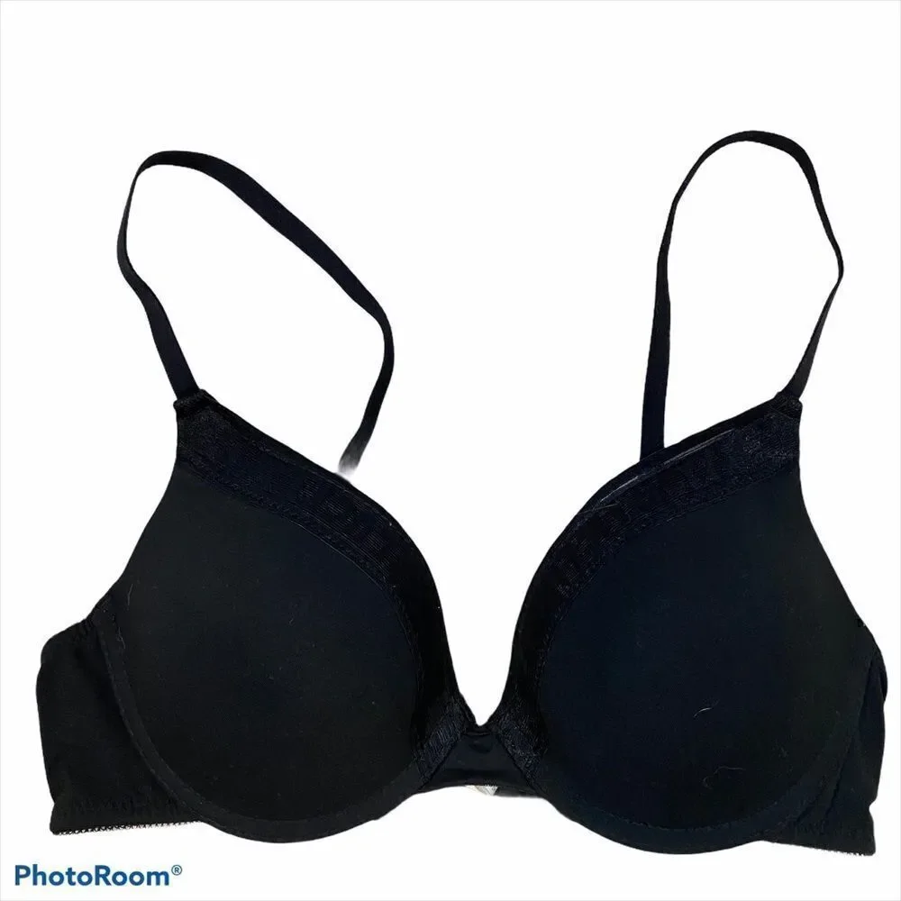 Lucky Brand Black‎ Padded Bra Size 36C